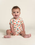 Toddler Boy Short Sleeve T-shirt - Fox Forest Print