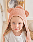 Hooded Baby Towel - Ginger red