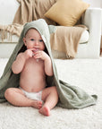 Hooded Baby Towel - Mountain Sage