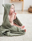 Hooded Baby Towel - Mountain Sage