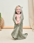 Hooded Baby Towel - Mountain Sage