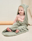 Hooded Baby Towel - Mountain Sage