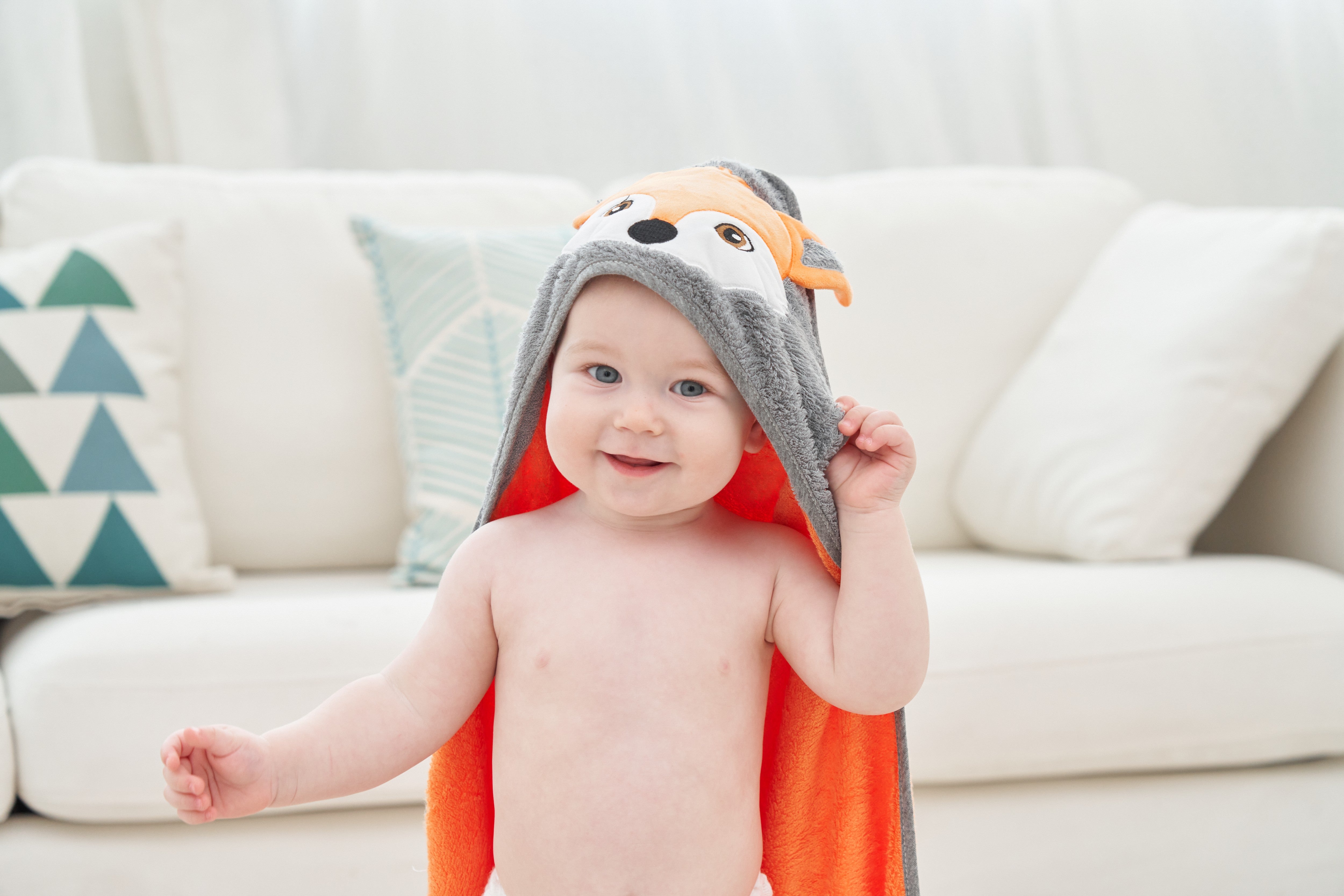 Fox hooded best sale baby towel