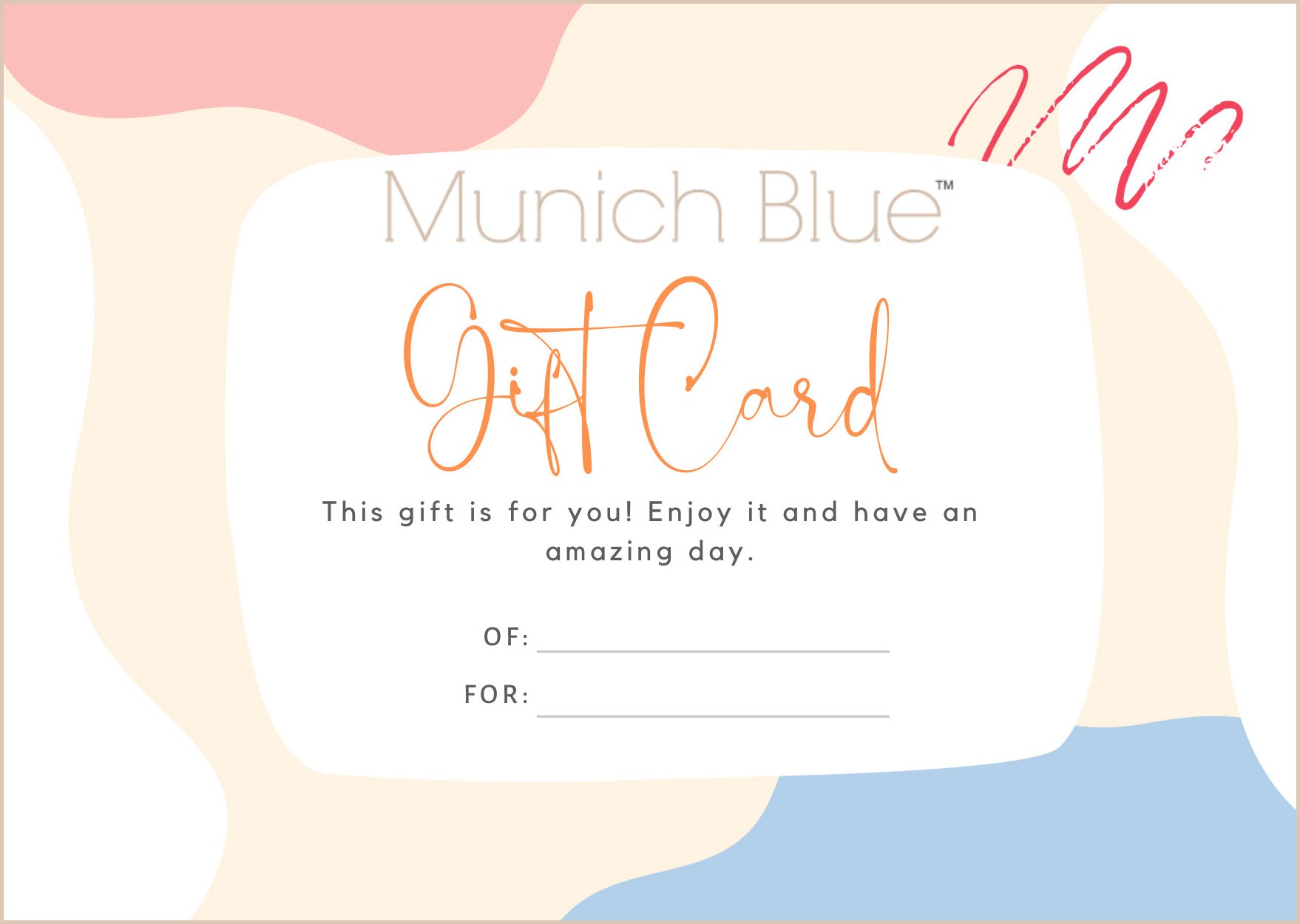 Munich Blue Gift Card